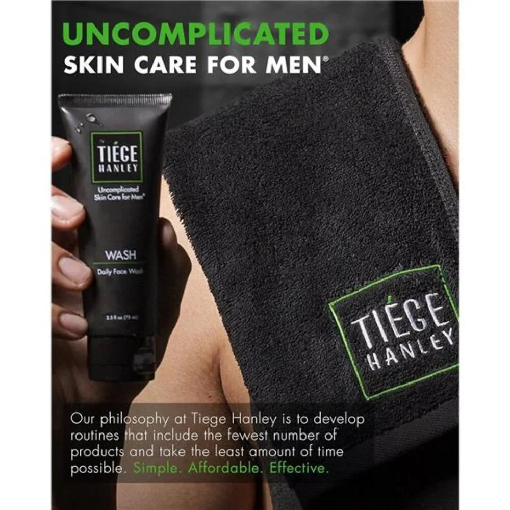 Men’s Skin Care Set, Essential Routine (System Level 1) – Face Wash, Scrub